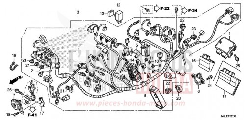 FAISCEAU DES FILS NC700SDE de 2014